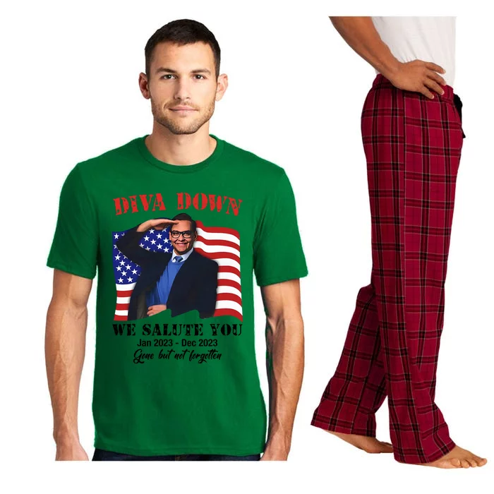 George Santos Diva Down We Salute You Pajama Set