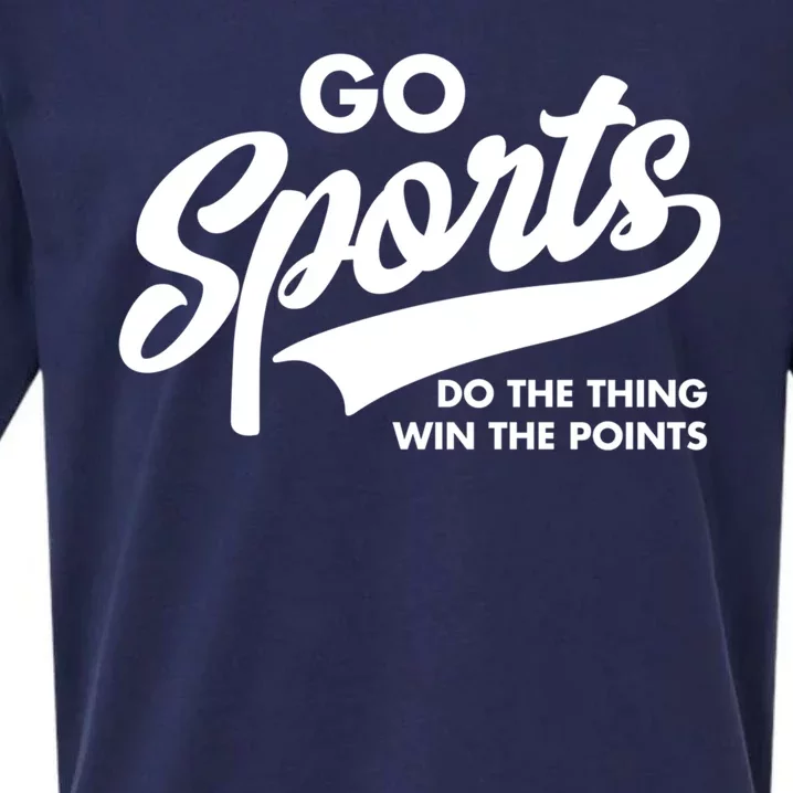 Go Sports Do The Thing Win The Points Sueded Cloud Jersey T-Shirt