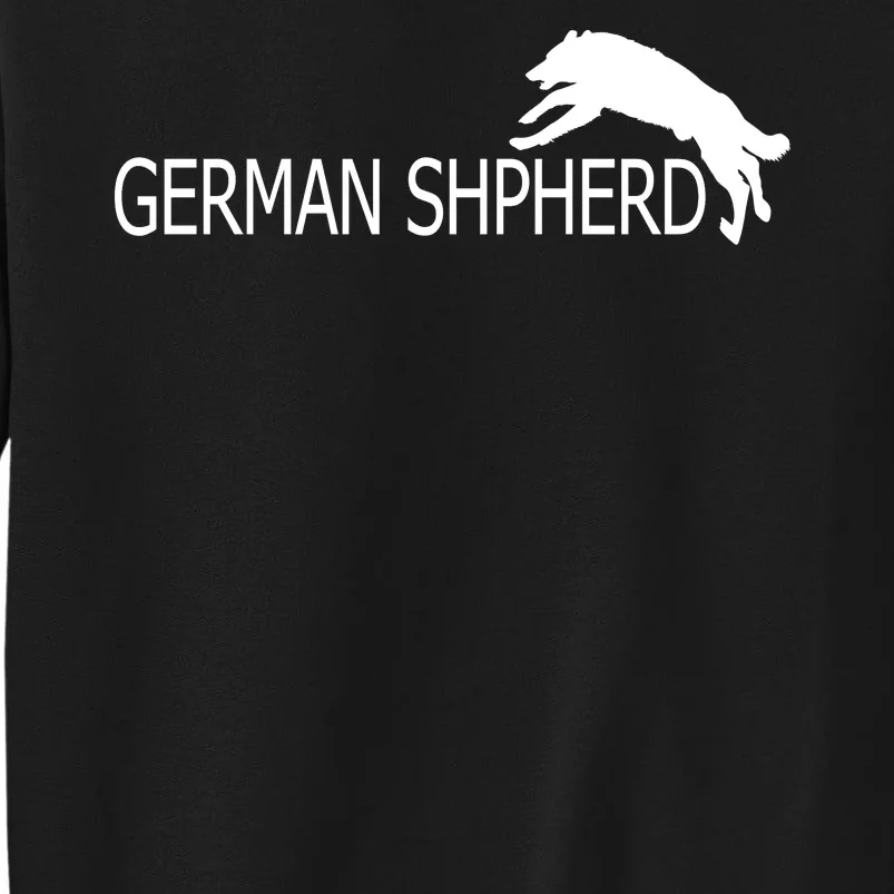 German Shepherd Dog Logo Tall Sweatshirt