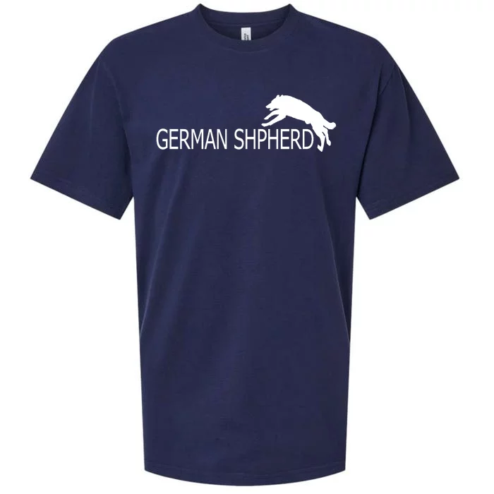 German Shepherd Dog Logo Sueded Cloud Jersey T-Shirt