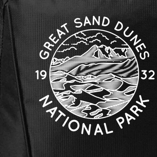 Great Sand Dunes National Park Cool White Line Art Outdoor Great Gift City Backpack