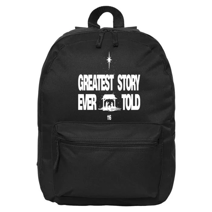 Greatest Story Ever Told 16 in Basic Backpack