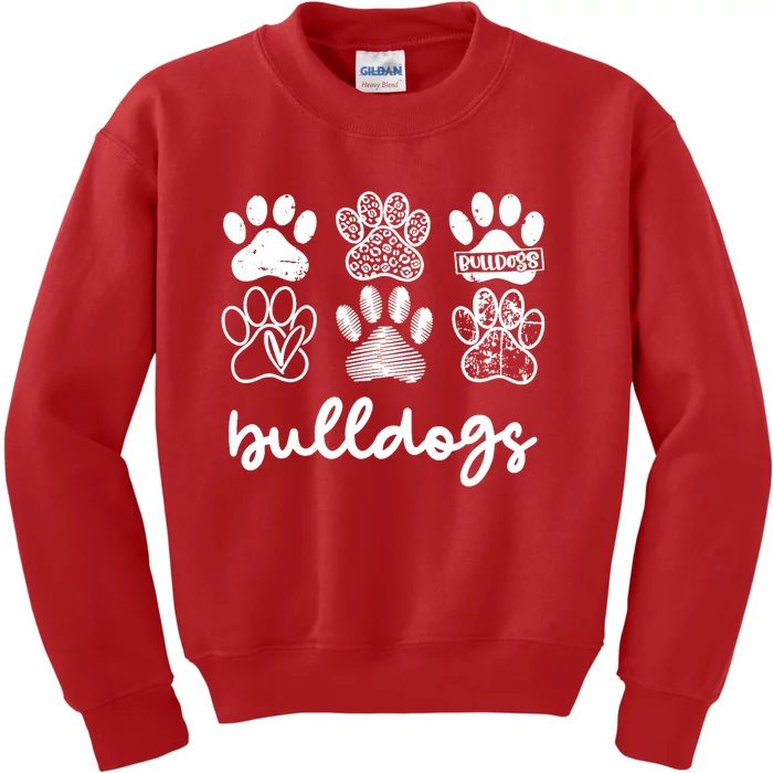 Go Sic Em Funny Bulldogs Lover Kids Sweatshirt