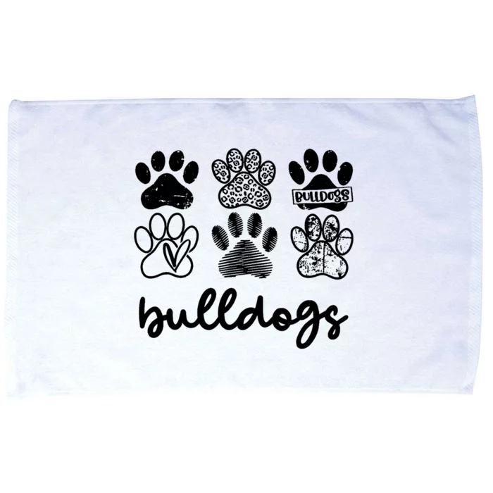 Go Sic Em Funny Bulldogs Lover Microfiber Hand Towel