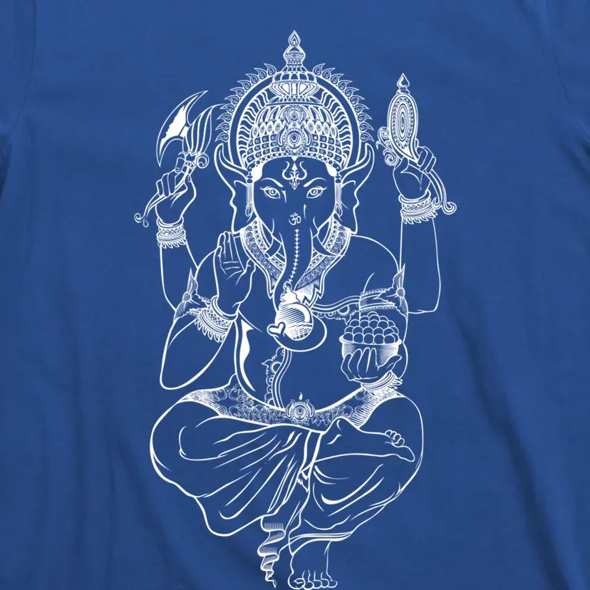 Ganesh Symbol Elephant God Yoga Meditation Gift T-Shirt