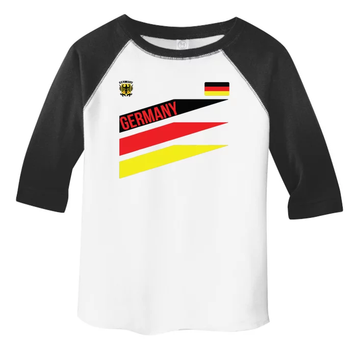 GERMANY SHIRTJERSEY FLAGSOCCERFOOTBALL Toddler Fine Jersey T-Shirt