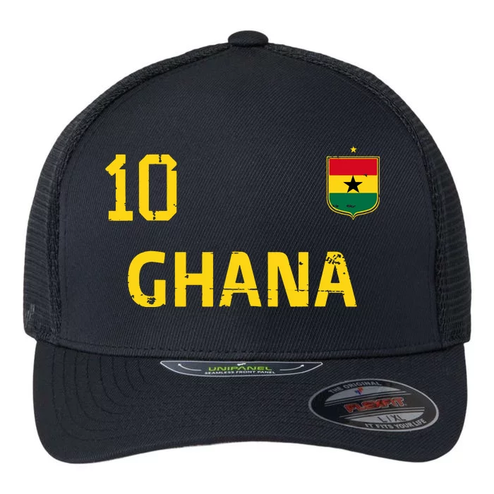 Ghana Soccer Fans Jersey Ghanaian Flag Football Lovers Flexfit Unipanel Trucker Cap