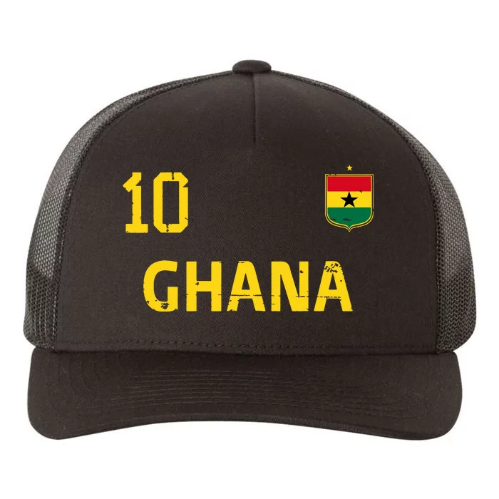 Ghana Soccer Fans Jersey Ghanaian Flag Football Lovers Yupoong Adult 5-Panel Trucker Hat