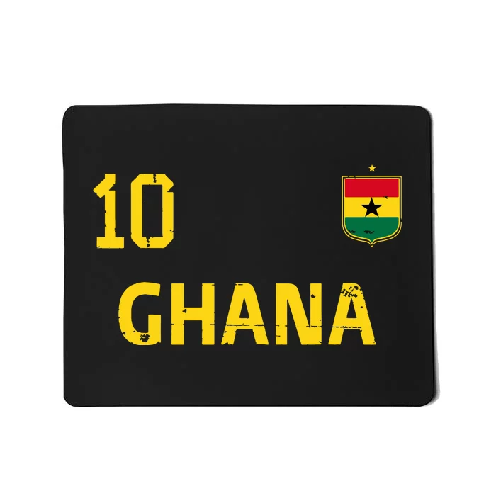 Ghana Soccer Fans Jersey Ghanaian Flag Football Lovers Mousepad