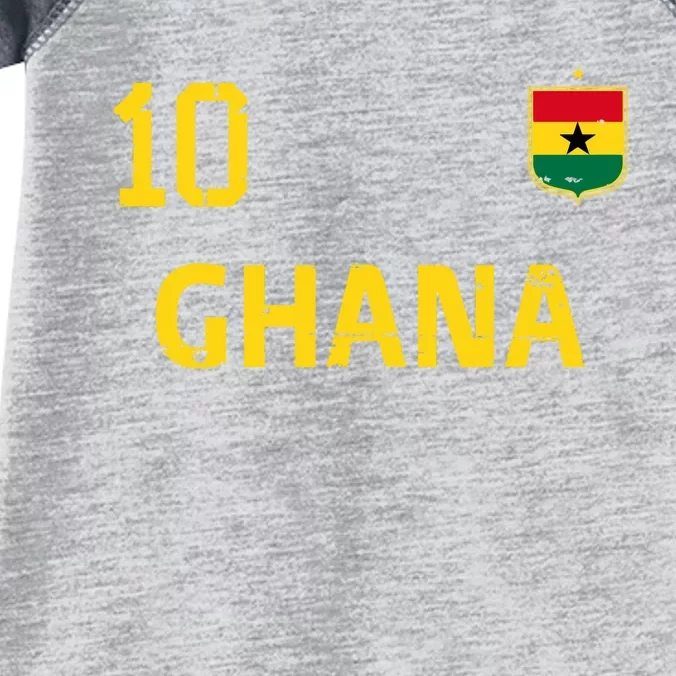 Ghana Soccer Fans Jersey Ghanaian Flag Football Lovers Infant Baby Jersey Bodysuit