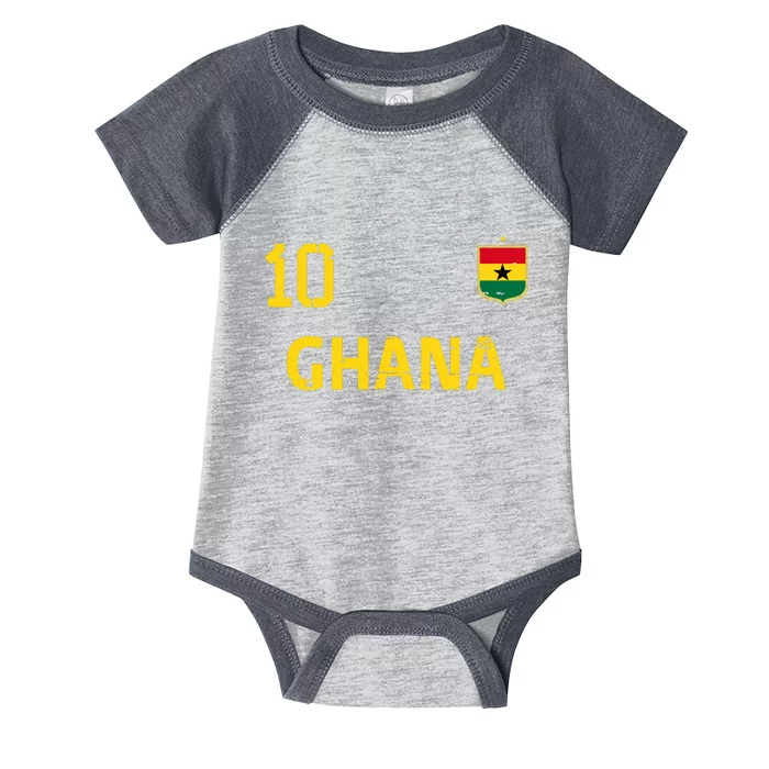 Ghana Soccer Fans Jersey Ghanaian Flag Football Lovers Infant Baby Jersey Bodysuit