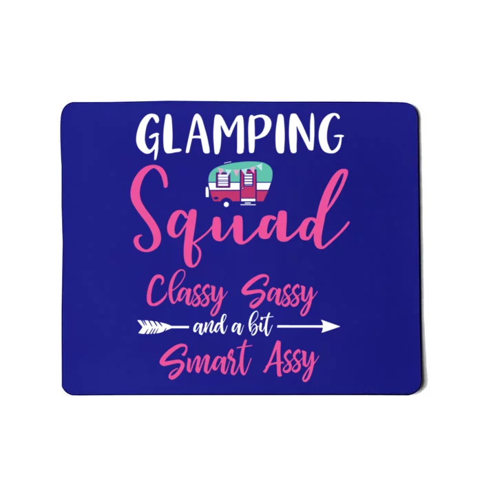 Glamping Squad Funny Matching Family Camping Trip Cute Gift Mousepad