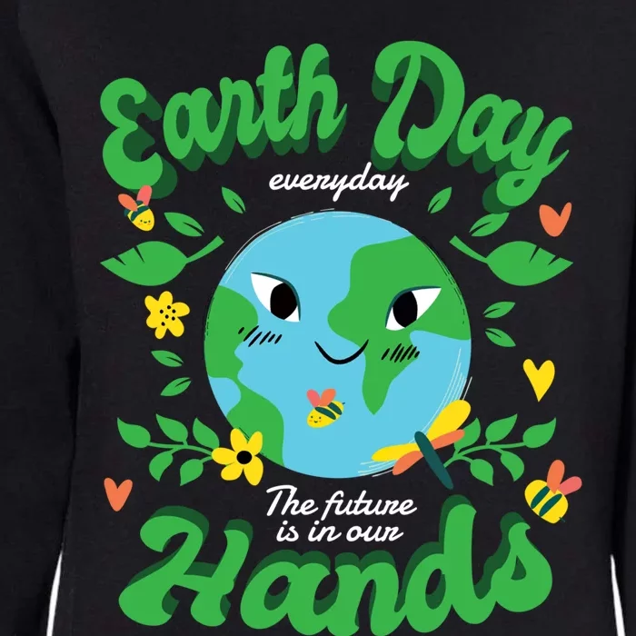 Green Squad For Future Is In Our Hands Of Everyday Earth Day Great Gift Womens California Wash Sweatshirt