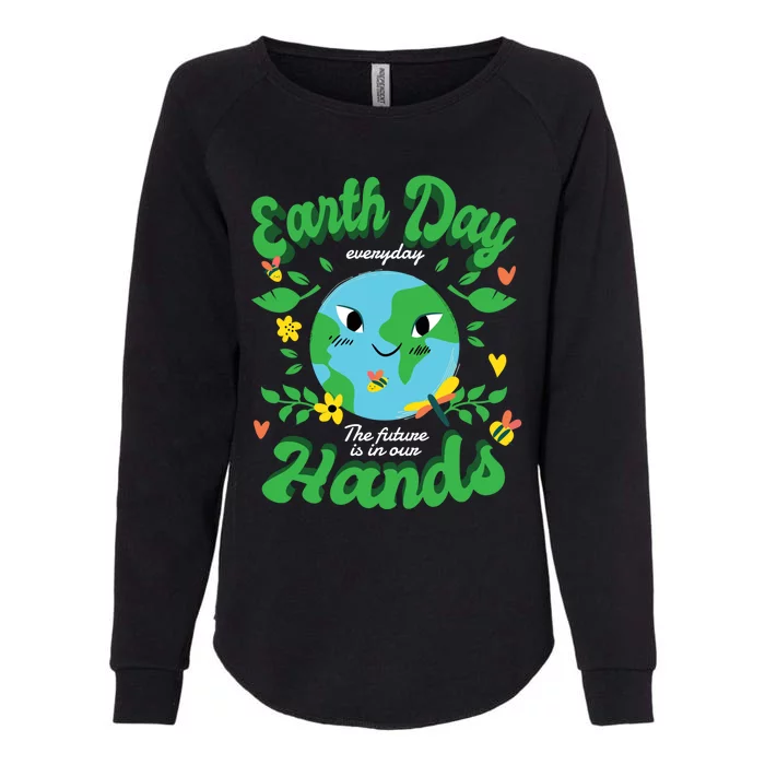 Green Squad For Future Is In Our Hands Of Everyday Earth Day Great Gift Womens California Wash Sweatshirt