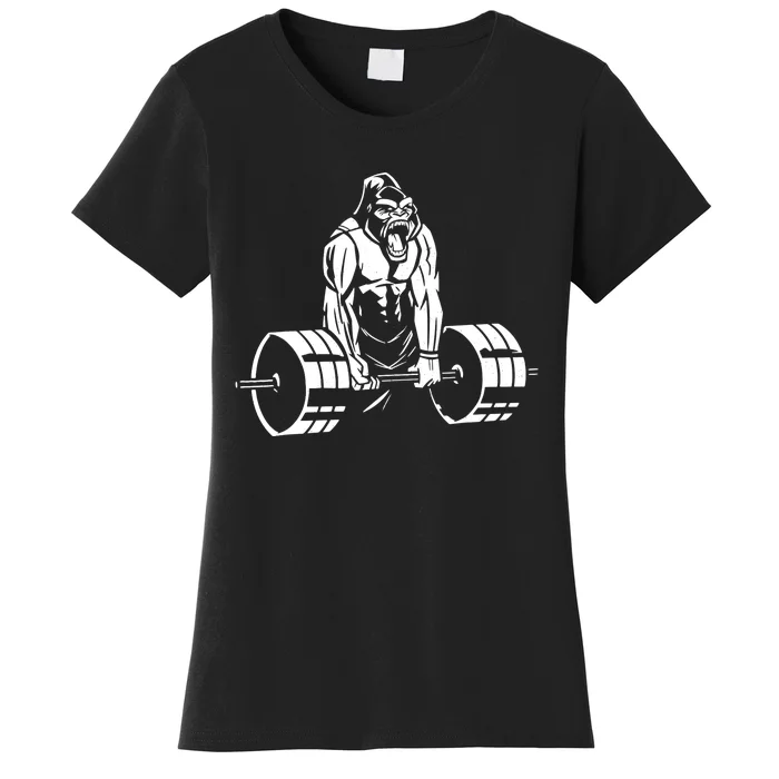 Gorilla Strength – Funny Gym Bodybuilding Weightlifting Women's T-Shirt