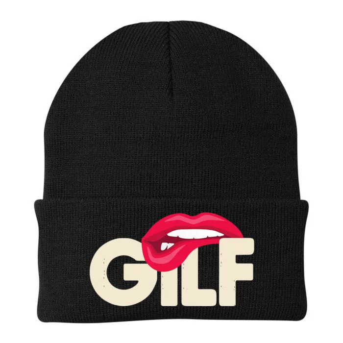 GILF Sarcastic Funny Saying Grandmother Grandfather Knit Cap Winter Beanie