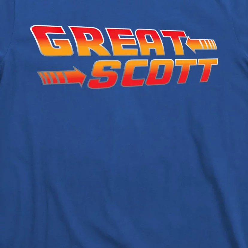 Great Scott Funny Time Traveler Mad Scientist Inventor Gift T-Shirt