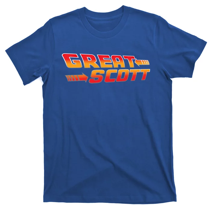 Great Scott Funny Time Traveler Mad Scientist Inventor Gift T-Shirt