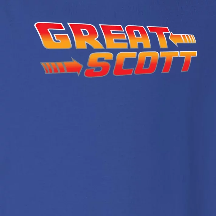 Great Scott Funny Time Traveler Mad Scientist Inventor Gift Toddler Long Sleeve Shirt