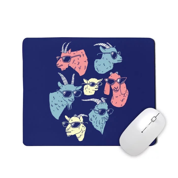 Goat Shirts Farm Animal Gift Goat Men Women Mousepad