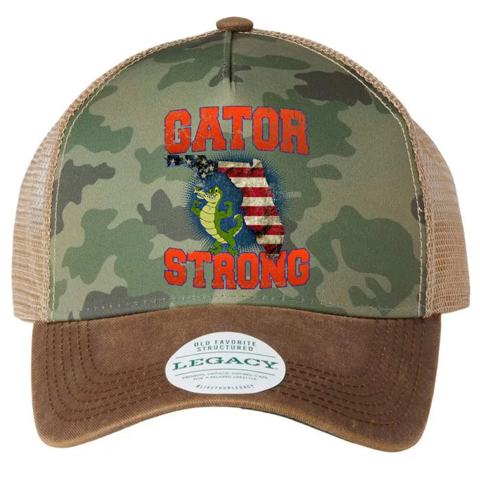 Gator Strong Florida S.T.A.T.E Gator Legacy Tie Dye Trucker Hat