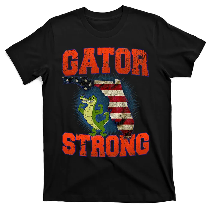 Gator Strong Florida S.T.A.T.E Gator T-Shirt