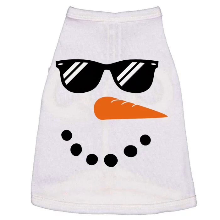 Gangster Snowman Face Doggie Tank