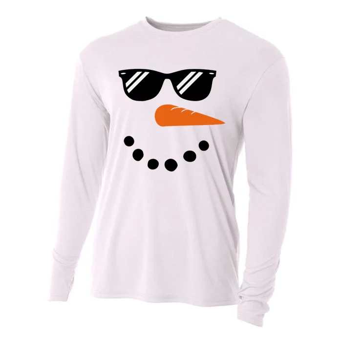 Gangster Snowman Face Cooling Performance Long Sleeve Crew