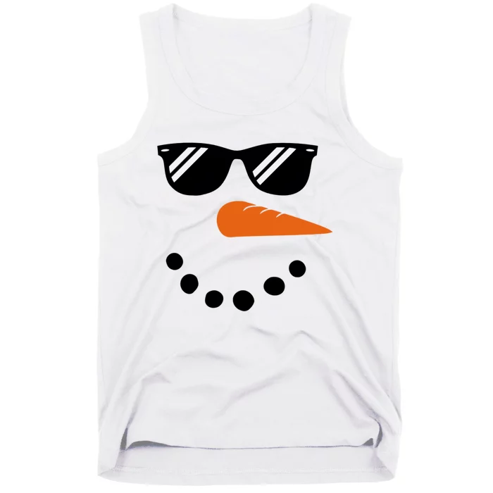 Gangster Snowman Face Tank Top