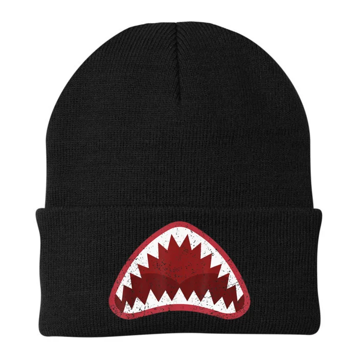 Great Shark Face Graphic Ocean Bite Lover Cool Knit Cap Winter Beanie