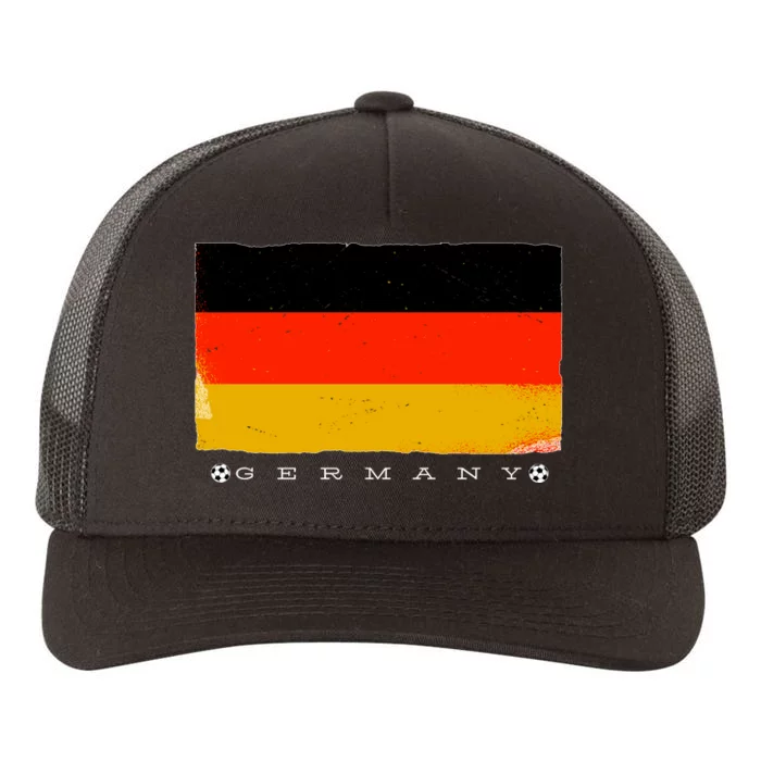 Germany Soccer Flag Logo Yupoong Adult 5-Panel Trucker Hat