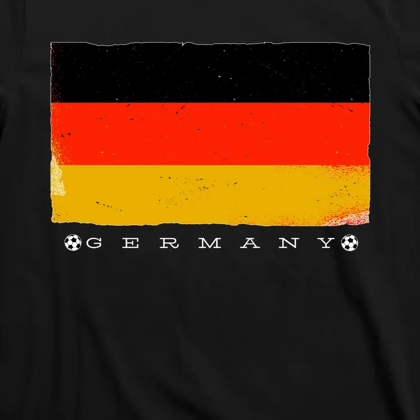 Germany Soccer Flag Logo T-Shirt