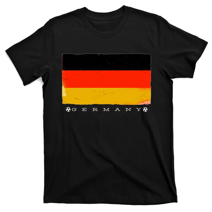 Germany Soccer Flag Logo T-Shirt