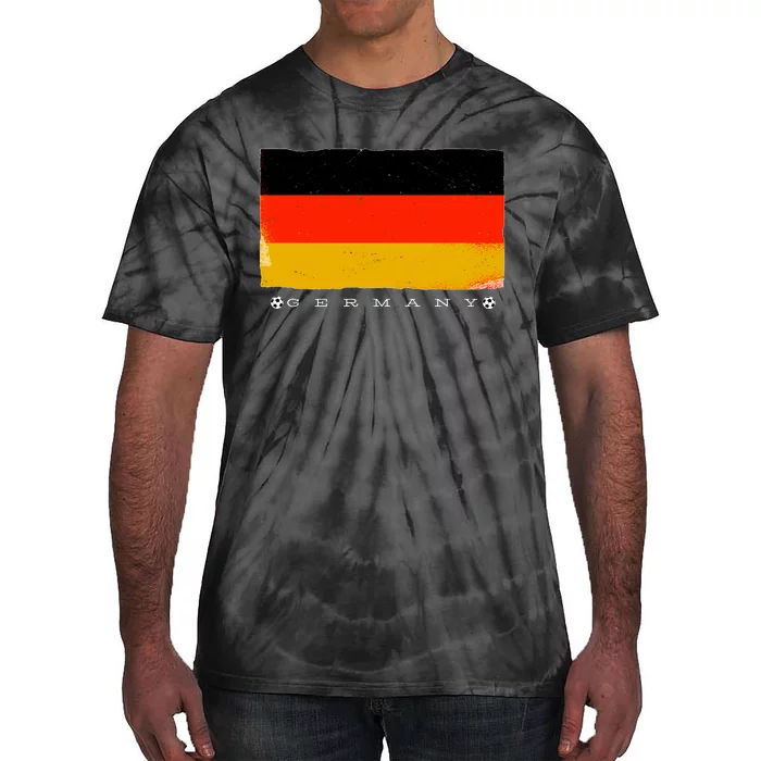 Germany Soccer Flag Logo Tie-Dye T-Shirt