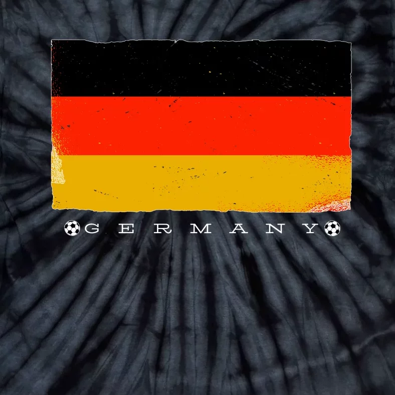 Germany Soccer Flag Logo Tie-Dye T-Shirt