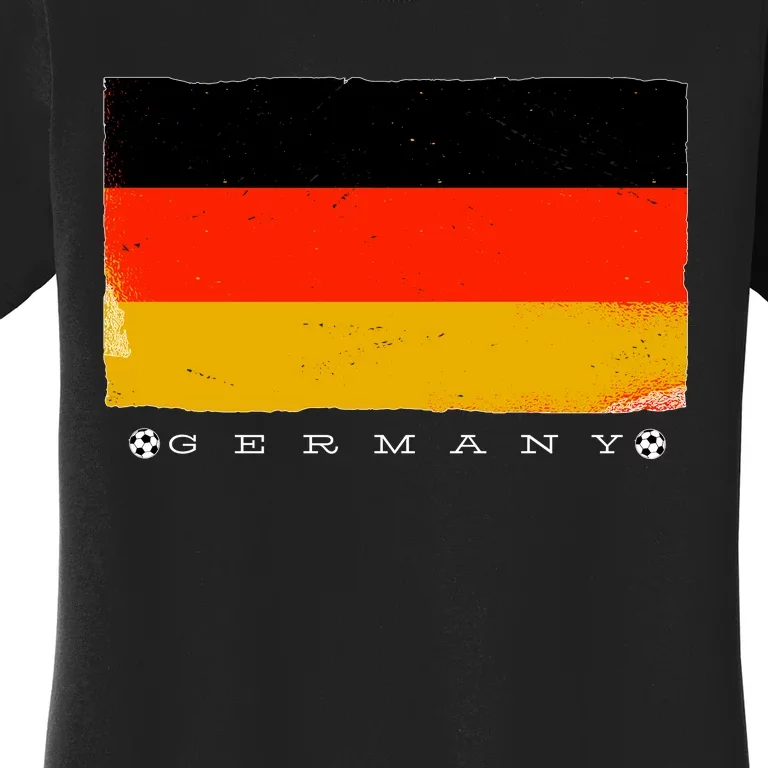 Germany Soccer Flag Logo Women's T-Shirt