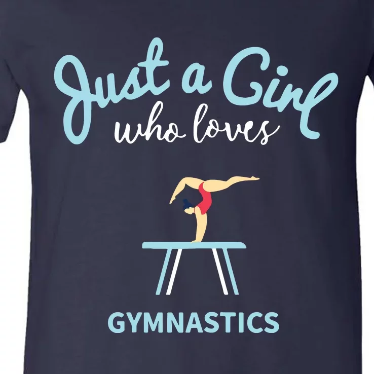 Gymnastic Shirts For Girl Gymnastic V-Neck T-Shirt