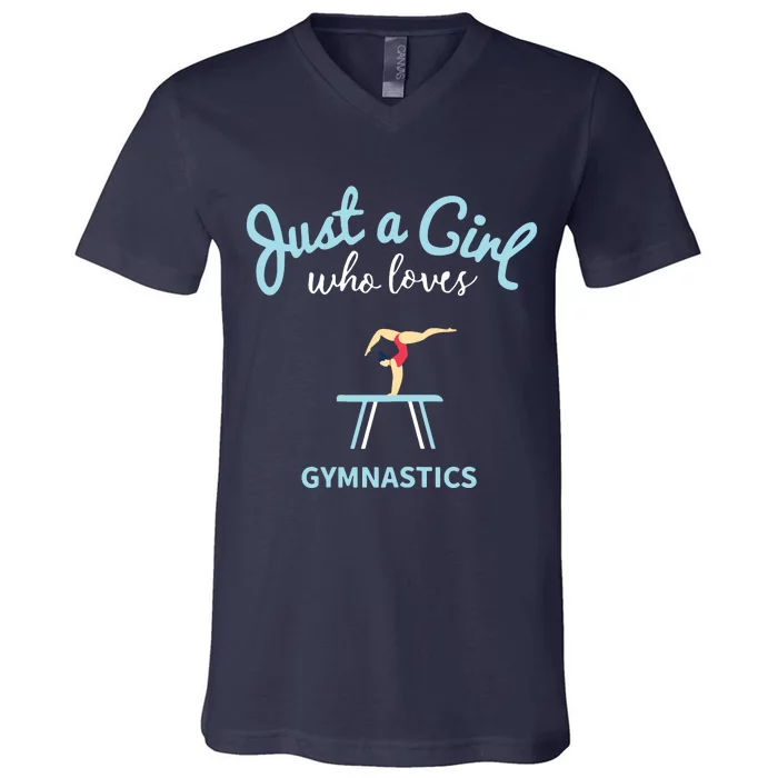 Gymnastic Shirts For Girl Gymnastic V-Neck T-Shirt