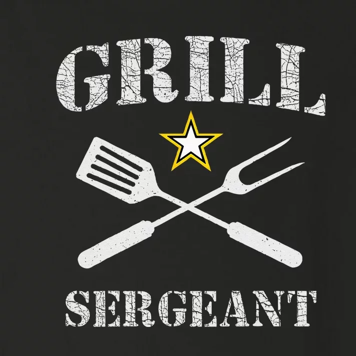 Grill Sergeant Funny Grilling BBQ Cookout Fathers Day Toddler Long Sleeve Shirt