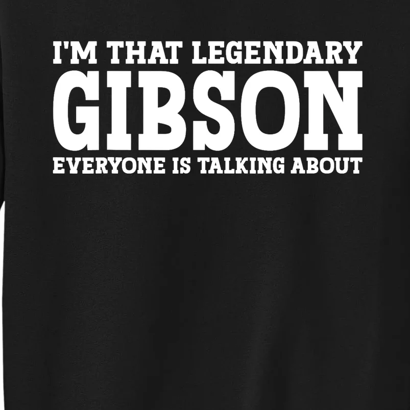 Gibson Surname Funny Team Family Last Name Gibson Sweatshirt