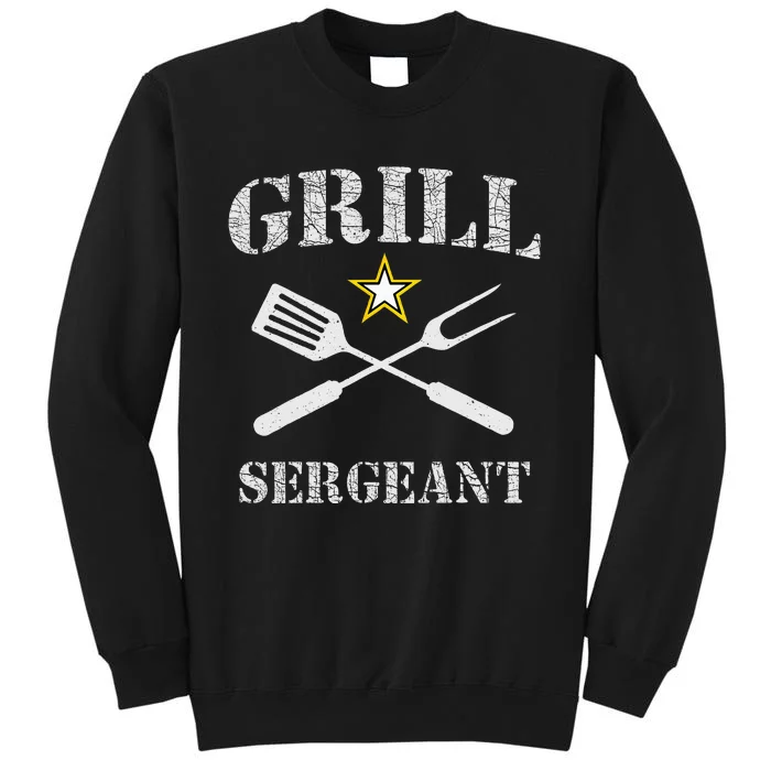 Grill Sergeant Funny Grilling BBQ Cookout Fathers Day Sweatshirt