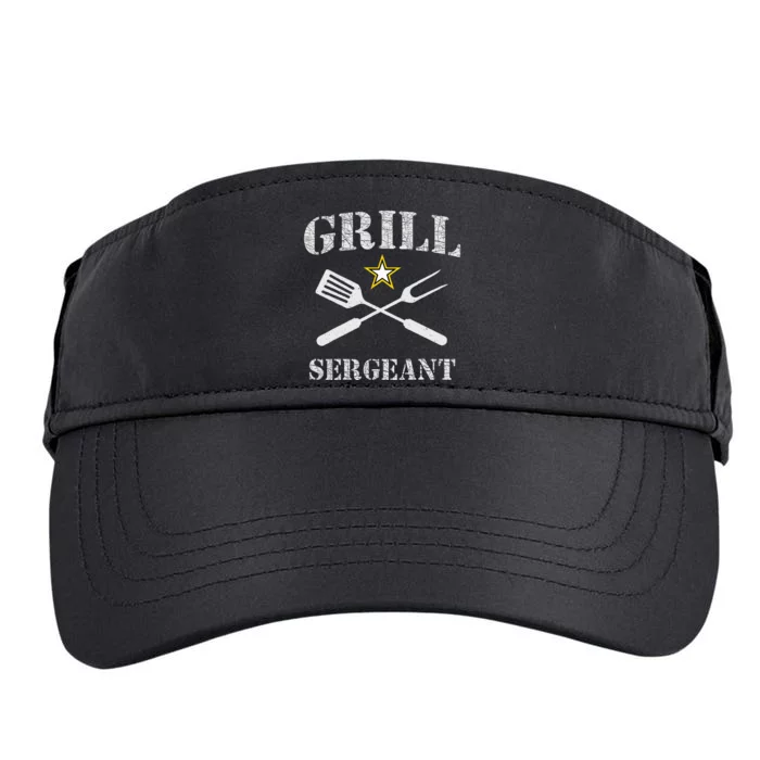 Grill Sergeant Funny Grilling BBQ Cookout Fathers Day Adult Drive Performance Visor