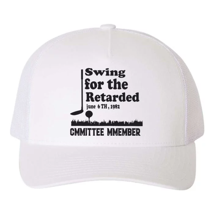 Golf Swing For The Retarded Committee Member Yupoong Adult 5-Panel Trucker Hat