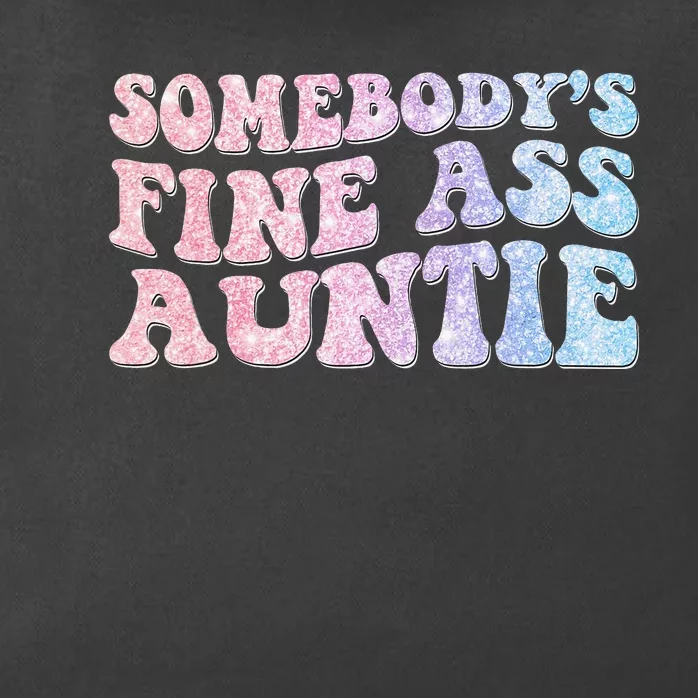 groovy Somebody's Fine Ass Auntie Mom Saying Zip Tote Bag