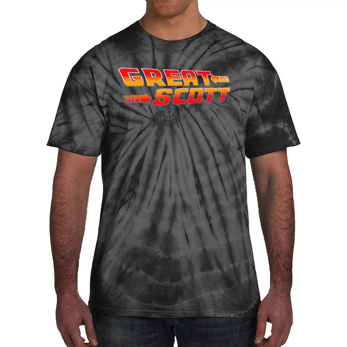 Great Scott Funny Time Traveler Mad Scientist Inventor Tie-Dye T-Shirt