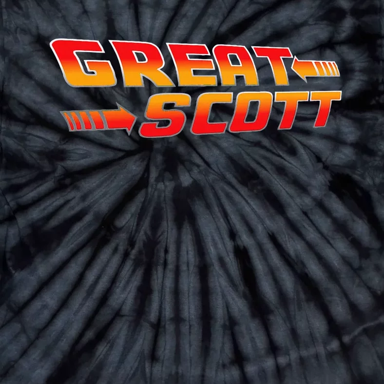 Great Scott Funny Time Traveler Mad Scientist Inventor Tie-Dye T-Shirt