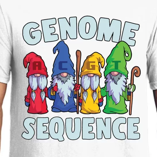 Genome Sequence Funny Gnome Biology Physics Science Pun Pajama Set