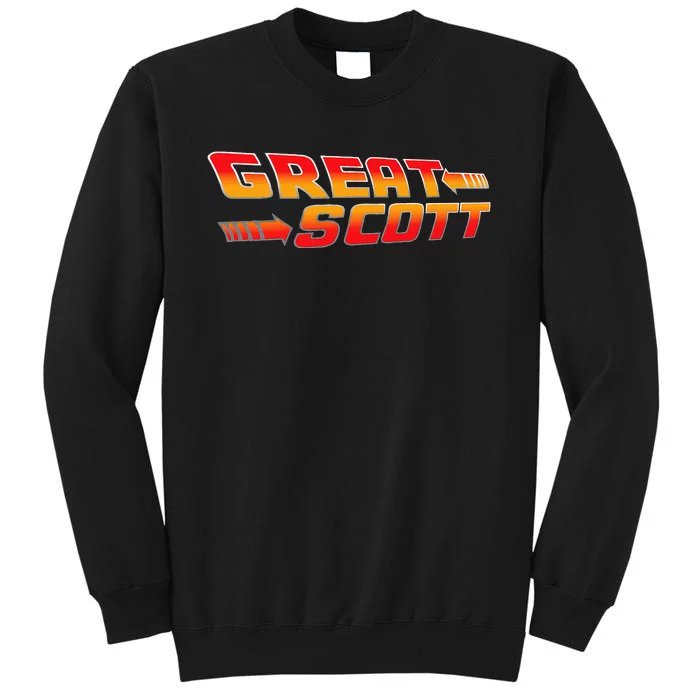 Great Scott Funny Time Traveler Mad Scientist Inventor Sweatshirt