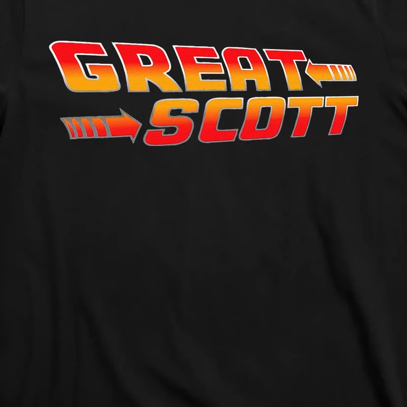 Great Scott Funny Time Traveler Mad Scientist Inventor T-Shirt