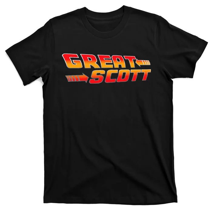 Great Scott Funny Time Traveler Mad Scientist Inventor T-Shirt